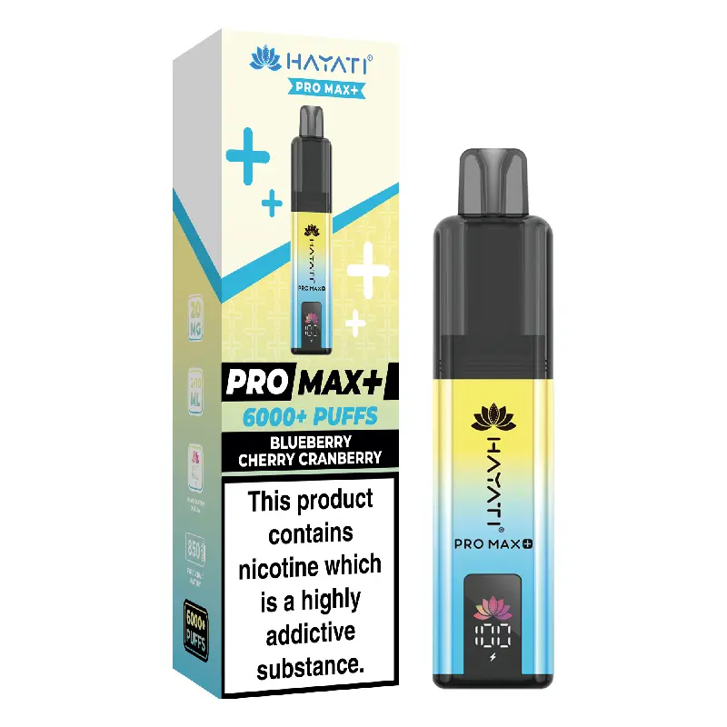 Blueberry Cherry Cranberry Hayati Pro Max Plus 6K Prefilled Pod Vape Kit